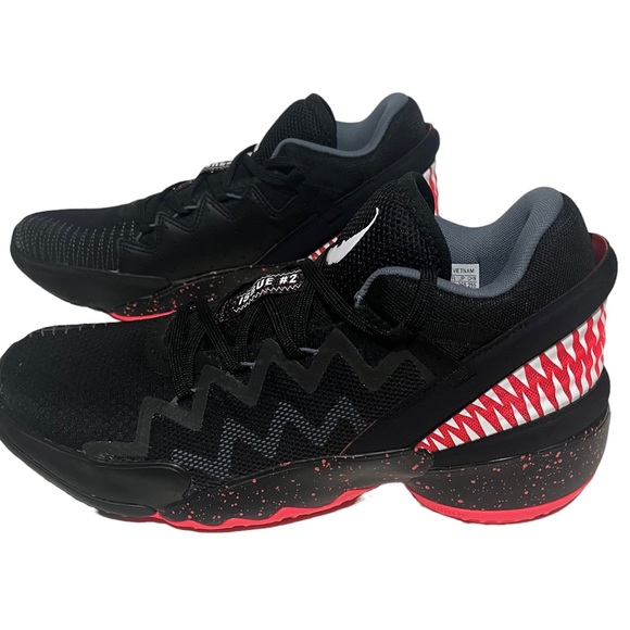 Adidas Marvel x D.O.N. Issue #2 Venom Black Red Basketball Shoes Size 8 FW9038 - Picture 5 of 7